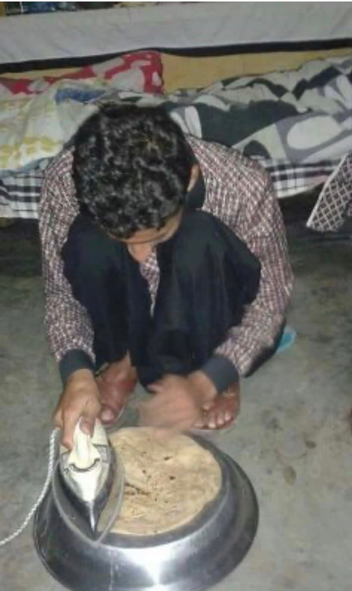 Cooking roti without stove